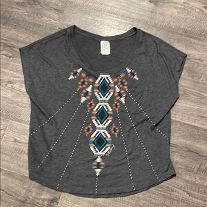 Billabong Charcoal Aztec Tee